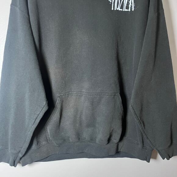 Hozier Band Hoodie Black Distressed Graphic Pullover Fits Like Men’s XXL - Picture 9 of 9